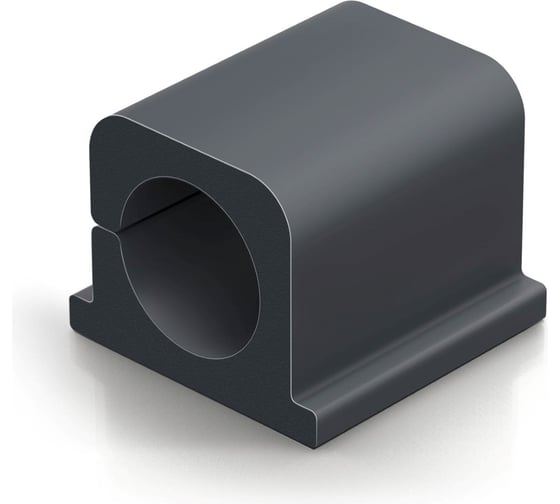 Фиксатор для кабеля DURABLE до 12мм CAVOLINE CLIP PRO 2, антрацит, 4шт./упаковка, 504337