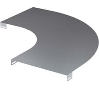 Крышка на горизонтальный угол 90 градусов DKC, основание 500, R-300мм, горячеоцинкованная LK0053HDZ 45865