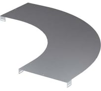 Крышка на горизонтальный угол 90 градусов DKC, основание 500, R-600мм, горячеоцинкованная LK0056HDZ