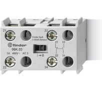Модуль дополнительных контактов Finder для 6K.04; 1NO+1NC 2А 06K03