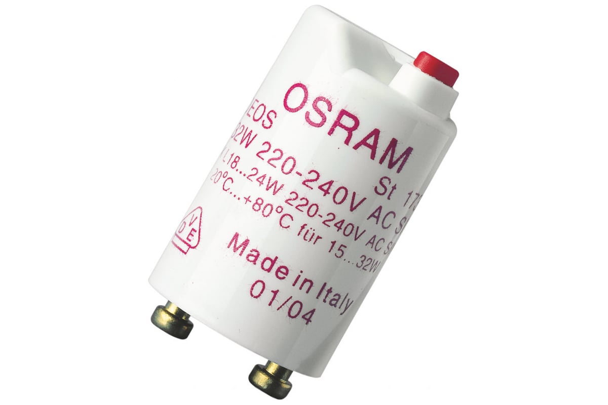 Стартер osram basic st 111 65w 220 240 для одиночной схемы включения россия