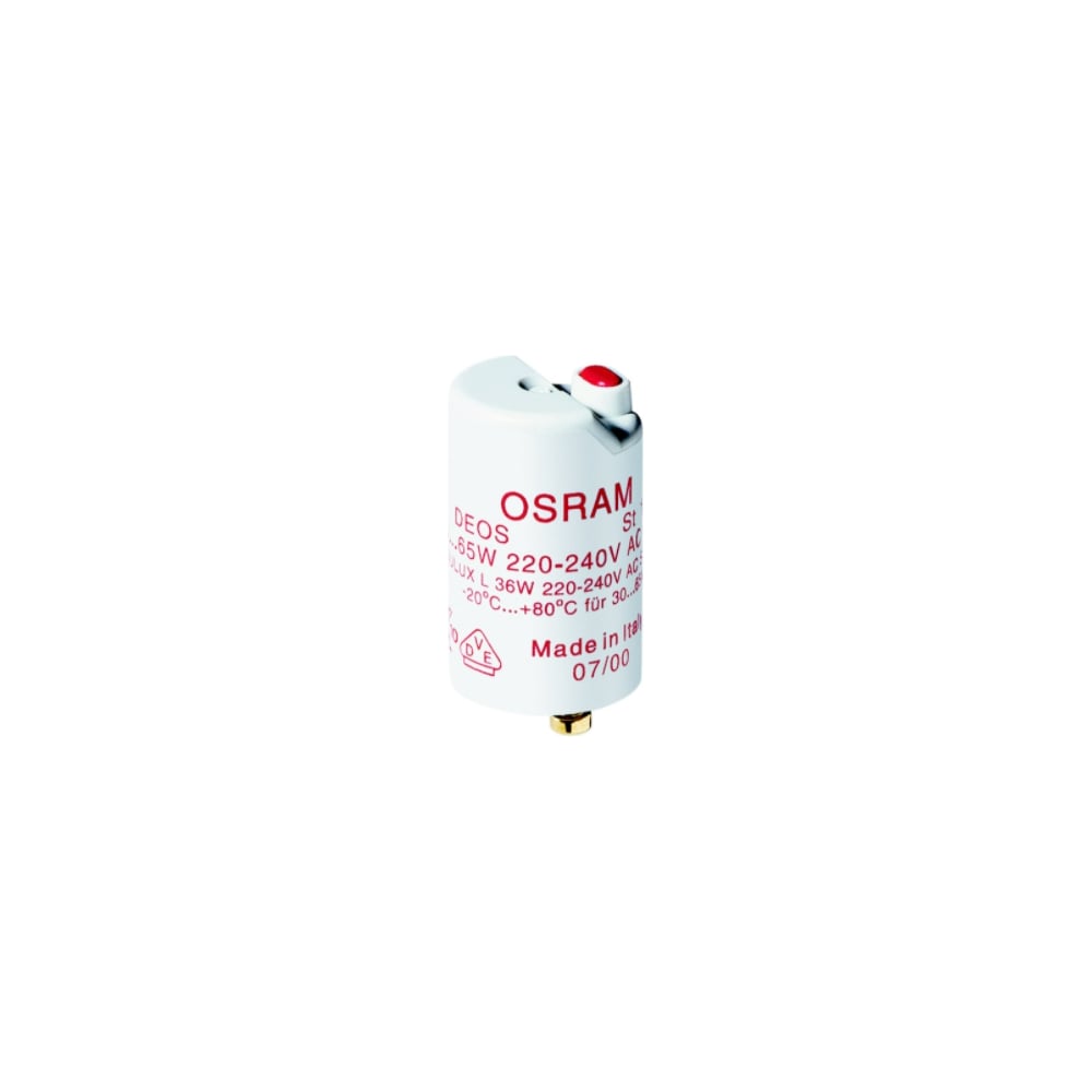 Стартер osram basic st 111 65w 220 240 для одиночной схемы включения россия