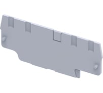 Крышка концевая для клеммы проходной КЭАЗ OptiClip EPCX2,5/4-QUATTRO-серый -50шт 289757