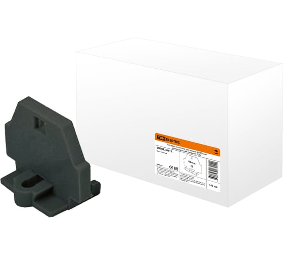 Торцевая пластина для клемм TDM ELECTRIC МКМ 4мм2 универсальная черная SQ0822-0112