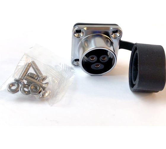 3-полюсный водостойкий разъём TTAF Elektronik IP67 500V 20A TT20-03F-PE-01-001