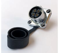 4-полюсный водостойкий разъём TTAF Elektronik IP67 в панель 500V 20A TT20-04F-PE-01-001