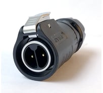 2-полюсный водостойкий разъём TTAF Elektronik IP67 500V 20A TT20-02M-SX-01-001