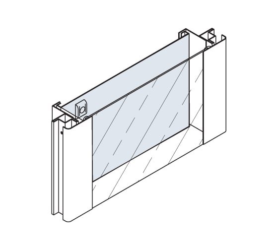 Секционная дверь DKC, внутренняя, В=600мм Ш=800мм R5CPMIE8600 96682 1