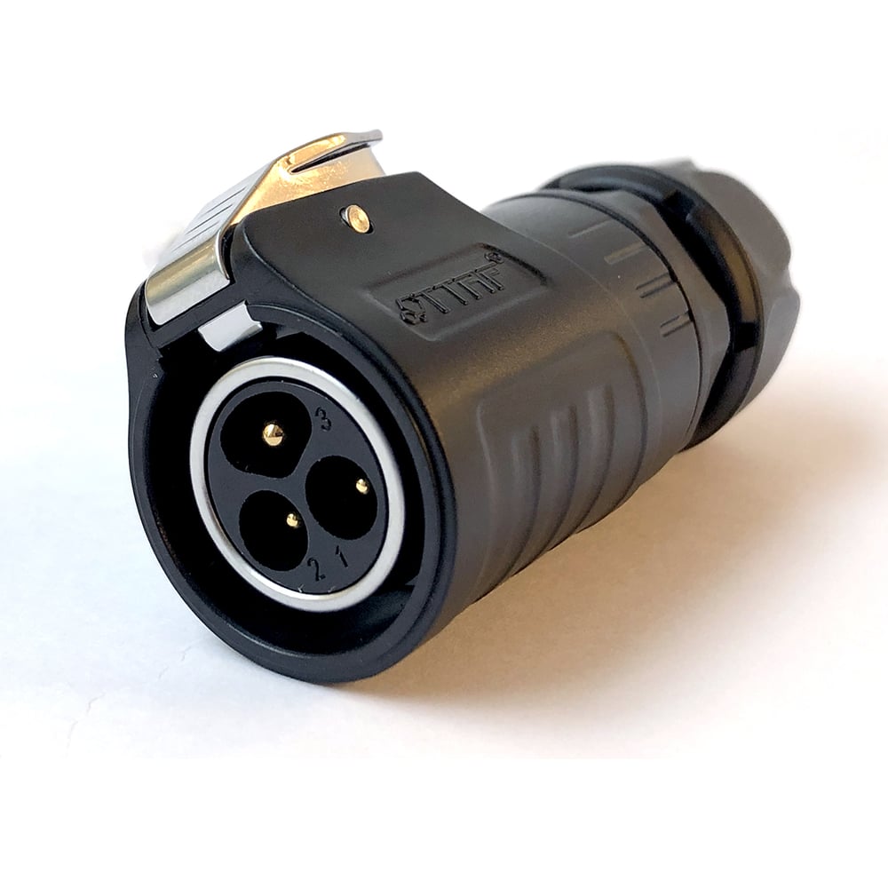 3-полюсный водостойкий разъём TTAF Elektronik IP67 500V 20A TT20-03M-SX ...