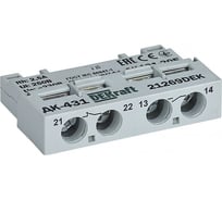 Дополнительный контакт DEKraft ДК431-11F, 1НО+1НЗ, 2,5 А фронтальный 21269DEK