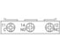 Фронтальный блок-контакт для автоматического выключателя Siemens 3RV2 3RV29011D 3