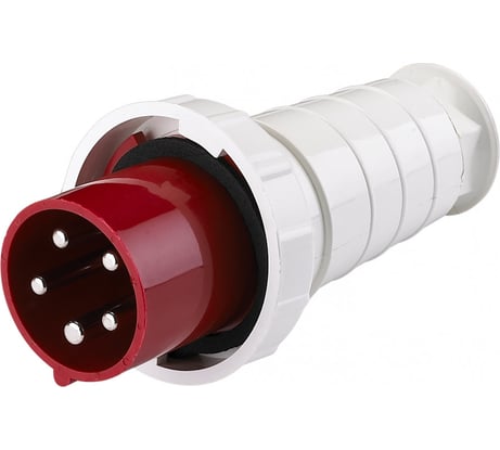 Вилка переносная ВП-102, 125 А, IP67, 3Р+РЕ+N Dekraft 26009DEK