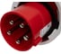 Вилка переносная Dekraft ВП-102, 63 А, IP67, 3Р+РЕ+N, IP67, 380 В 26008DEK 5