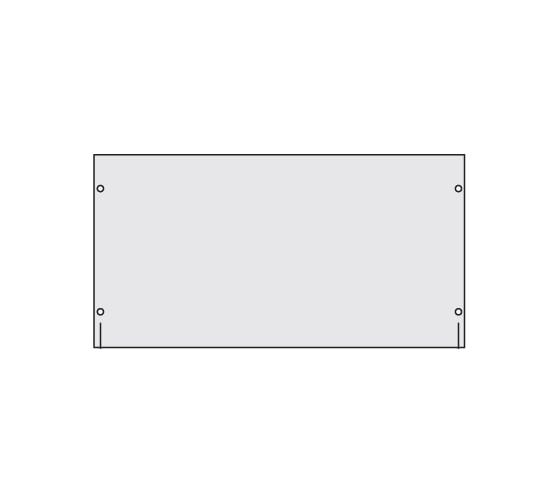 Сплошная панель DKC, 19, высота 11 U, для шкафов CAE CQE R5PRK11 1
