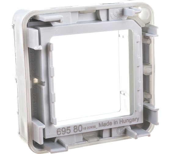 Адаптер Legrand Plexo для 2 модульных механизмов Mosaic с дымчатой крышкой IP55 69580 069580