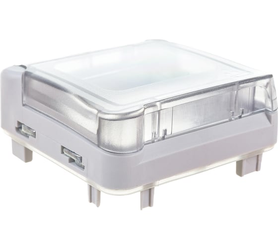 Адаптер Legrand Plexo для 2 модульных механизмов Mosaic с дымчатой крышкой IP55 69580 069580