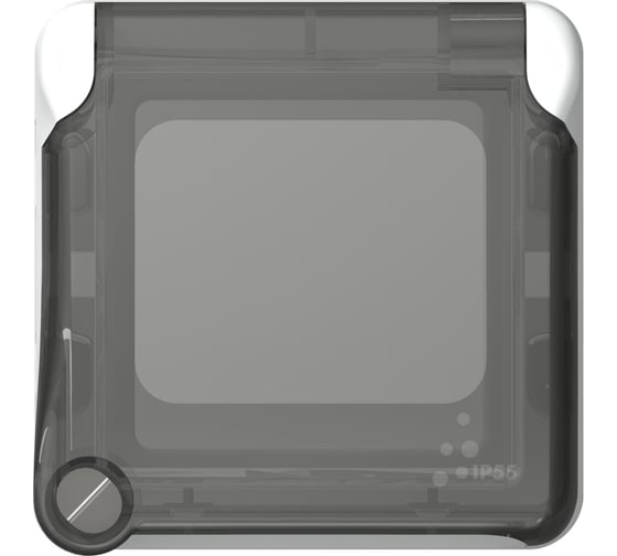 Адаптер Legrand Plexo для 2 модульных механизмов Mosaic с дымчатой крышкой IP55 69580 069580