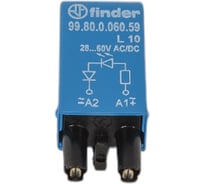 Зелёный светодиод Finder /= 28-60В AC/DC, 9980006059