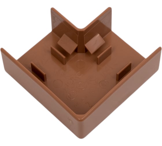 Угол DKC APM 25x17 плоский, коричневый 00415B