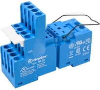 Розетка Finder для реле 55.32, 85.02 и модулей 99.02, 86.30 с разд-ми конт., с метал фикса, 9402SMA