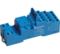 Розетка Finder для реле 55.34, 55.32, 85.02, 85.04 и модулей 99.02, 86.30 с разд-ми конт., 9454SPA