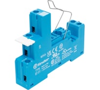 Розетка Finder для реле 46.61 и модуля 99.02/86.30, с разд-ми конт., с металлическим фикс, 9701SMA