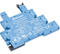 Розетка Finder для реле 34.51, 34.81 с винтовыми зажимами, 6А, = 220-240В AC/DC, 93010240