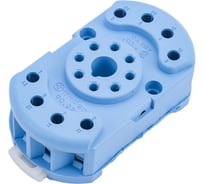 Розетка Finder для реле 60.12, с комб конт., с метал фикс, винт. зажимы, , 9022SMA