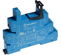 Розетка Finder для реле 41.52 с винтовыми зажимами, 10А, = 6-24В AC/DC, 93020024