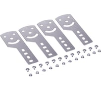 Крепежная пластина DKC GSV H80 4 шт. в комплекте с крепежными элементами для монтажа 30014K
