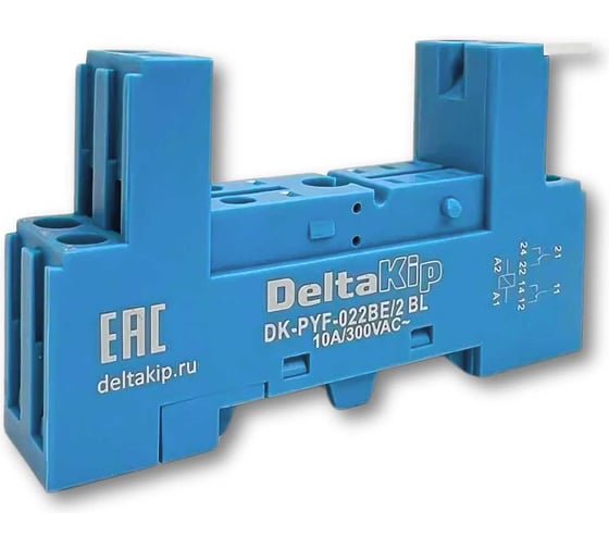 2-ярусная монтажная колодка с винтовыми клеммами DELTAKIP DK-PYF-022BE/2BL (уп. 10шт) DK-K0000007.1_10