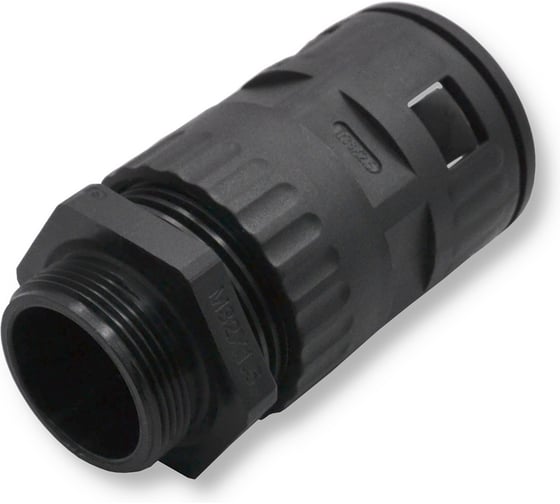 Муфта для гофрированных труб - коннектор прямой, WEYER WQGZ-M32B/AD34.5 - нар. M32x1.5 WE0502500