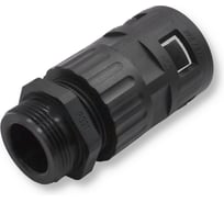 Муфта для гофрированных труб - коннектор прямой, WEYER WQGZ-P21B/AD28.5 - нар. PG21 WE0504600