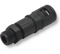 Муфта для гофрированных труб - коннектор прямой, WEYER WQGZ-P07B/AD10.0 - нар. PG07 WE0504000