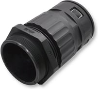 Муфта для гофрированных труб - коннектор прямой, WEYER WQGZ-P48B/AD54.5 - нар. PG48 WE0505000