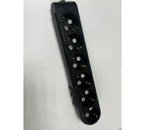 Колодка нового поколения MAKEL 6 ГНЕЗД С ЗАЩИТОЙ ОТ ДЕТЕЙ С/З C МОНТАЖНЫМ АППАРАТОМ ЧЕРНЫЙ N6210100