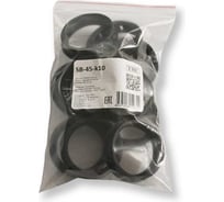 Втулка с защелкой WEYER SB-45-k10 - полиамид, цвет черный, нар. 43,6 мм, -30C-+100C, комплект-10 шт. WE4801100-10