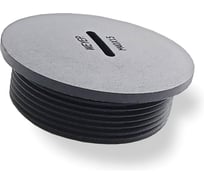 Заглушка под плоскую отвертку WEYER DPK-P07B-k10 полиамид, цвет черный, нар. PG07IP56, -40C-+100C, комплект-10 шт. WE6800900-10