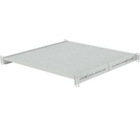 Полка стационарная Filum 19 универсальная, 1U, глубина 450 мм, серая FL-RSHU-1U-450-GY