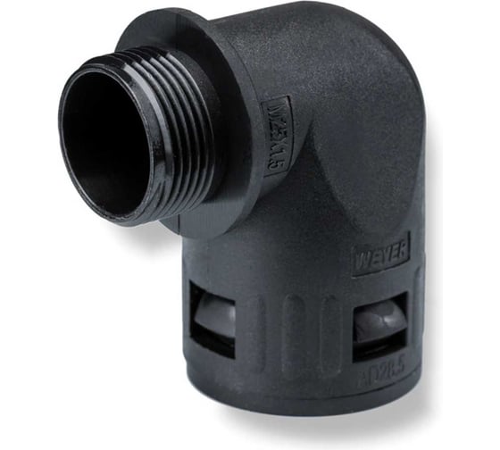 Муфта для гофрированных труб Weyer WQW-P36B/AD42.5 коннектор угловой, нар. PG36 WE1704900 1