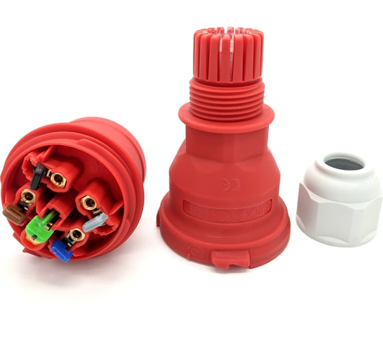 Кабельная вилка Bals 16А 5р 400В 6h IP44 Quick-Connect 1 шт. 2136-b