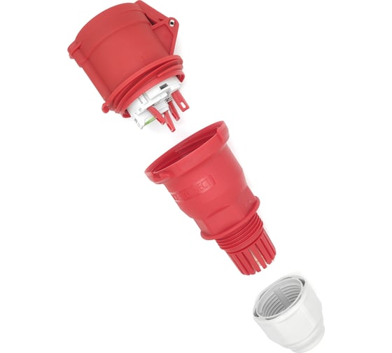 Кабельная розетка Bals 32A, 4p, 6h, 400V, IP44, Quick-Connect 1 шт. 3142-b
