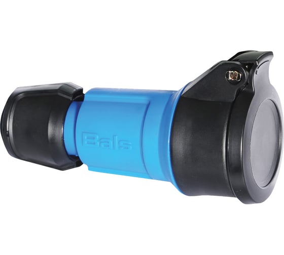 Кабельная розетка Bals Schuko 16A, 3p, 250V, IP54, синий MULTI-GRIP 1 шт. 7486-b