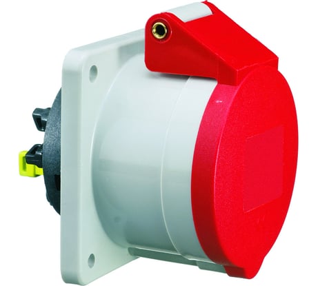 Встраиваемая розетка Bals 16A, 5р, 6h, 400V, IP44, Quick-Connect 1 шт. 132001-b