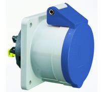 Встраиваемая розетка Bals 32A, 3р, 6h, 400V, IP44, QС 75х75 1 шт. 13703-b