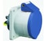 Встраиваемая розетка Bals 32A, 3р, 6h, 400V, IP44, QС 75х75 1 шт. 13703-b 1
