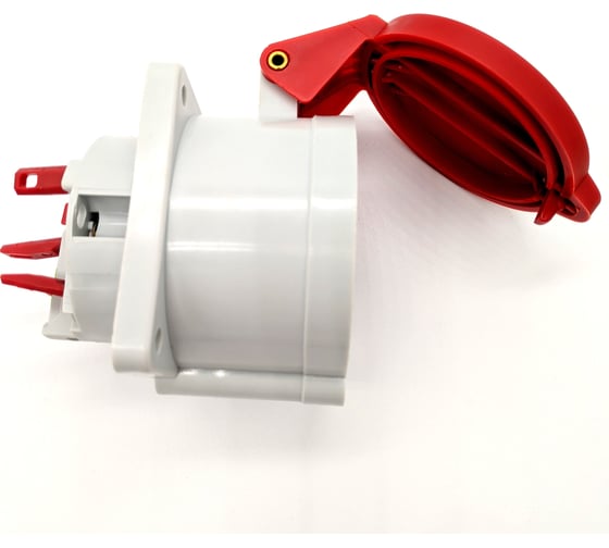 Встраиваемая розетка Bals 32A, 5р, 6h, 400V, IP44, Quick-Connect 1 шт. 132002-b