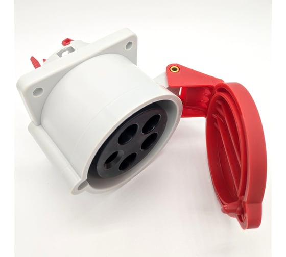 Встраиваемая розетка Bals 32A, 5р, 6h, 400V, IP44, Quick-Connect 1 шт. 132002-b