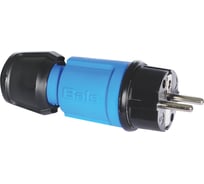 Вилка Bals Schuko 16A 3p 250V IP44 синий MULTI-GRIP 1 шт. 7370-b
