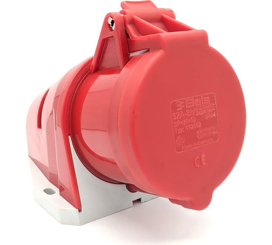 Настенная розетка Bals 32А 5р 400В IP44 92х94 QC 1 шт. 112002-b